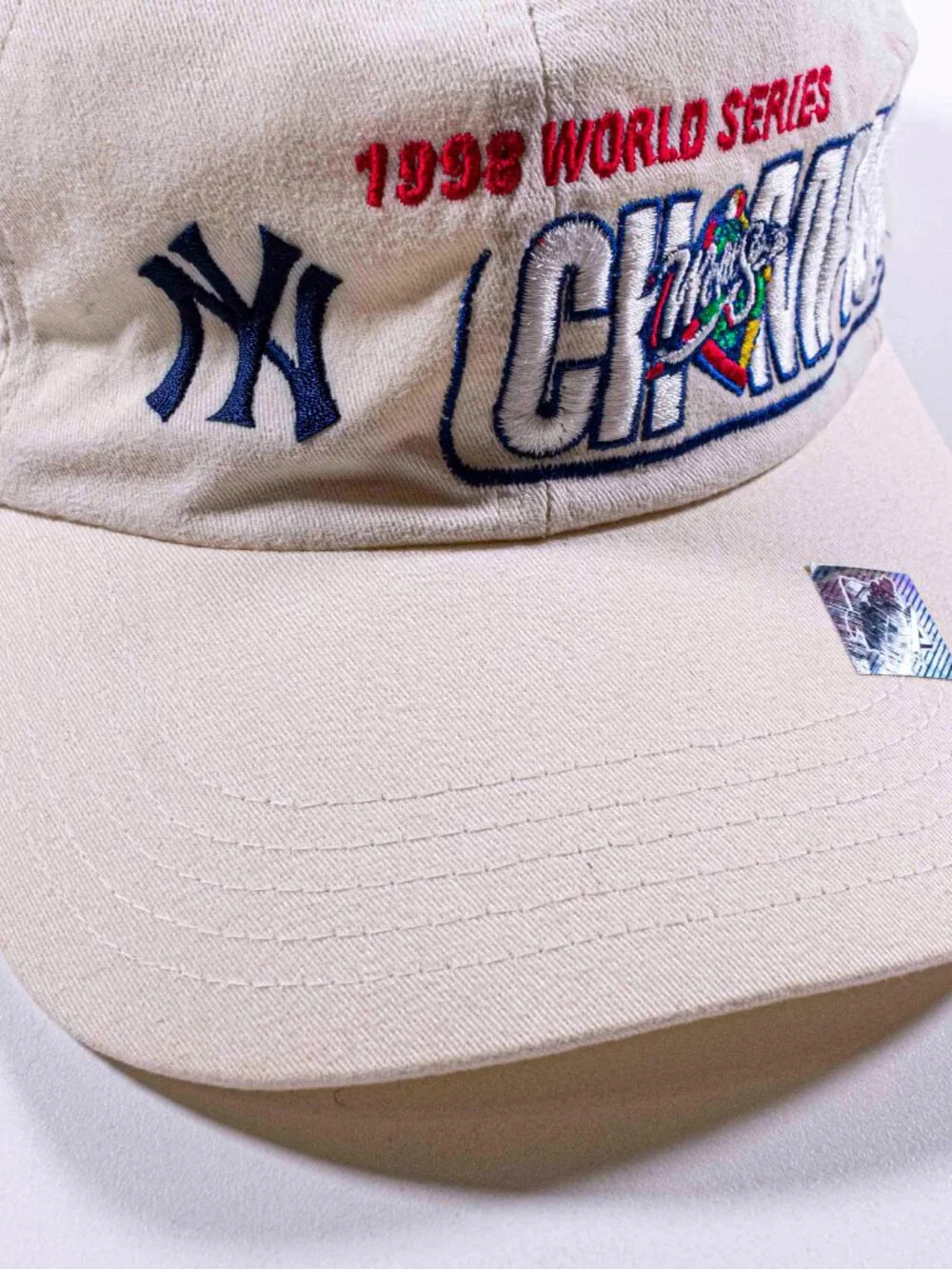 Vintage 90s Drew Pearson New York Yankees 1998 World Series Champions Hat